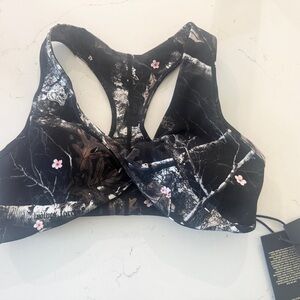 Darc Sport Camo and Cherry Blossom Sports Bra